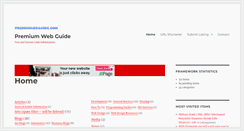 Desktop Screenshot of premiumwebguide.com
